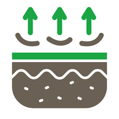 Dead Skin Vector Glyph Two Color Icon