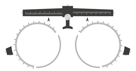 Phoropter - an ophthalmic testing device © Marina Zlochin
