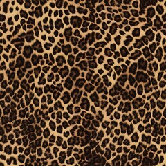 Leopard design fluffy fur texture, stylish fashion background, real hair