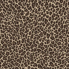 Leopard design fluffy fur texture, stylish fashion background, real hair