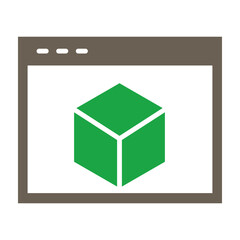 Diagnostic Glyph Two Color Icon