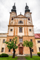 Obraz premium Church of st. Stanislav in town Podolinec, Slovakia
