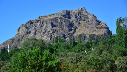 Sebinkarahisar Castle in Giresun, Turkey.