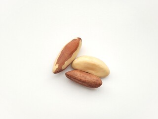 Little portion of delicious brazil nuts.