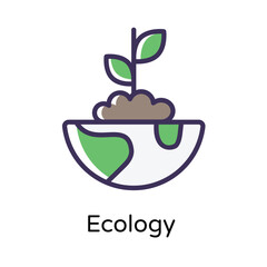 Ecology vector icon