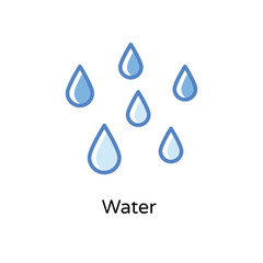 Water vector icon