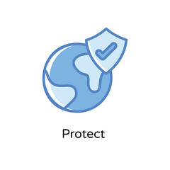 Protect vector icon