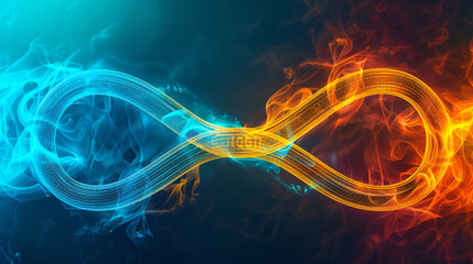 Beautiful concept of background illustration