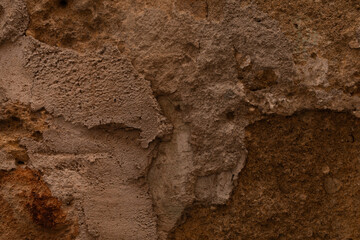 A close up of an aged textured wall