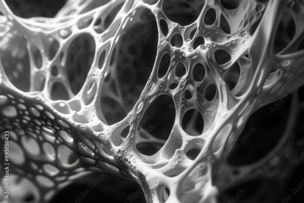 Poster a complex network of interconnected structures. ai.