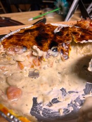 cooking fish in the pan