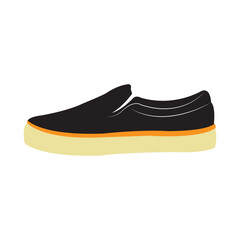 Men's slip shoes icon vector illustration design template