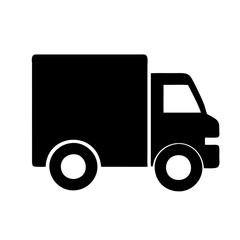 delivery truck icon vector illustration