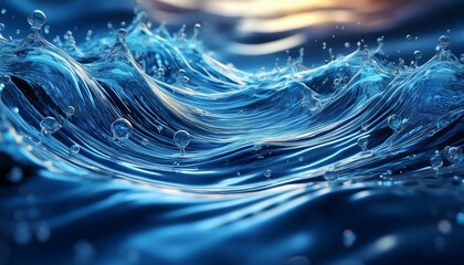 Wave sound of water molecules