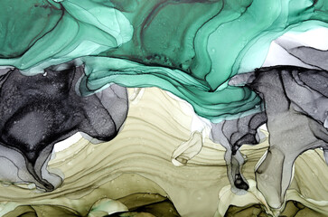 multi-colored art background from stains