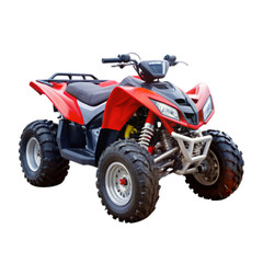 Quad bike on transparent background