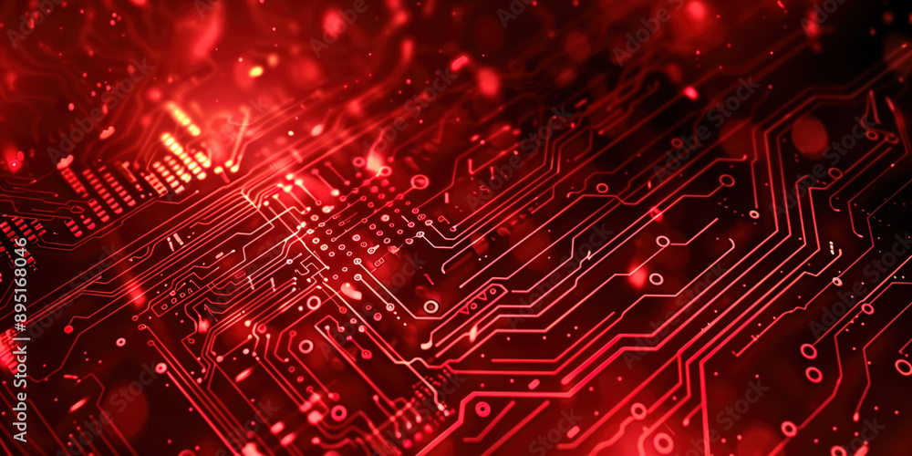 Aufkleber computer technology abstract background