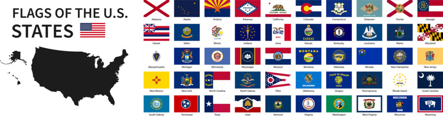 South region. East South Central: Alabama, Kentucky, Mississippi, Tennessee. States of America territory. Separate states. Vector illustration