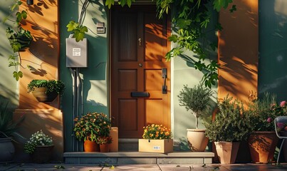 Doorstep courier delivery with real-time tracking, ensuring transparency and reliability throughout the shipping process