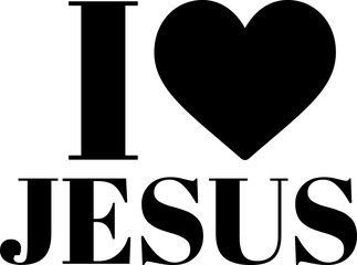 I love Jesus Design