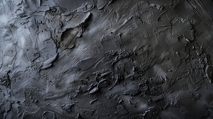 Abstract dark textured paint strokes on canvas.