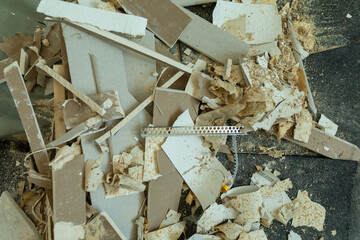 bauschutt von dachboden renovierung einau von fenster und dichtung