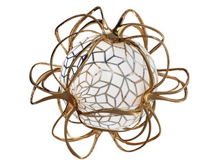 3d ball from elsewhere.  UFO ball. Alien ball