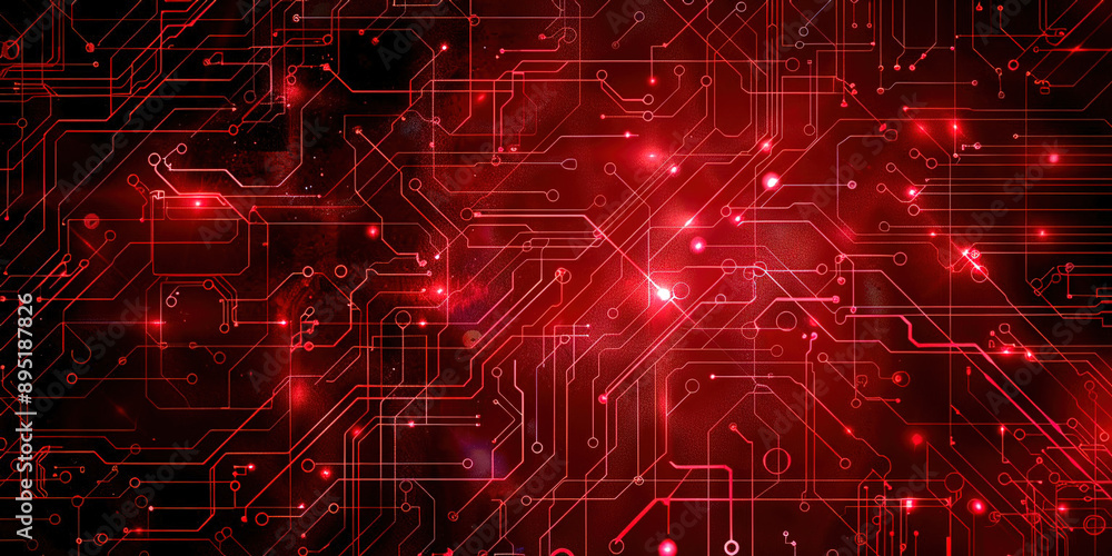 Poster computer technology abstract background