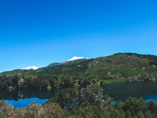Fototapeta premium Lake on the Seven Lakes Route, Argentina