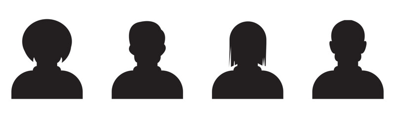 User Icon, user flat icon, User icon for web use, user person icon, icon set, User icon vector illustration, user account ui web button, Monochrome icon, Vector user icon, user icon set, Vector Icon