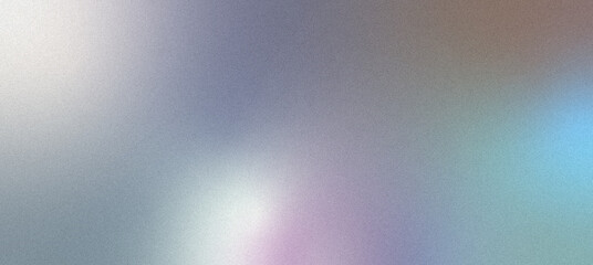 Blue purple pink gray orange grainy gradient background, pastel blurred colors noise texture, banner design
