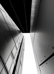 Black and White Architecture with Lines