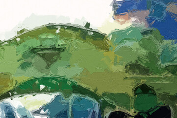 Oil paintings and various flowers, roses, peonies, cats, dogs, butterflies, beautiful scenery