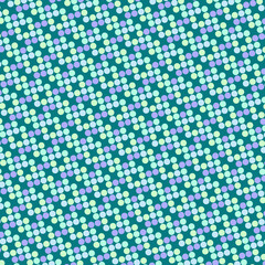 Cool Colorful Circles Scattered Multicolor Dots Varying Hue Spots Attractive Color Combo Teal 223