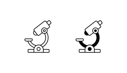 microscopes icon design with white background stock illustration