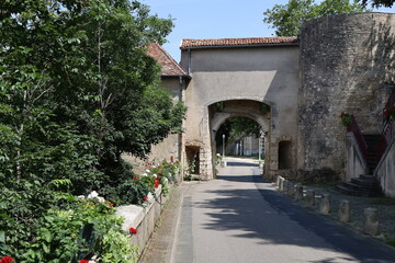 Vieille porte de ville, ville de Liverdun, département de la Meurthe et Moselle, France