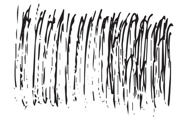 Hand drawn black strokes, texture, scribble. Ideal for design elements