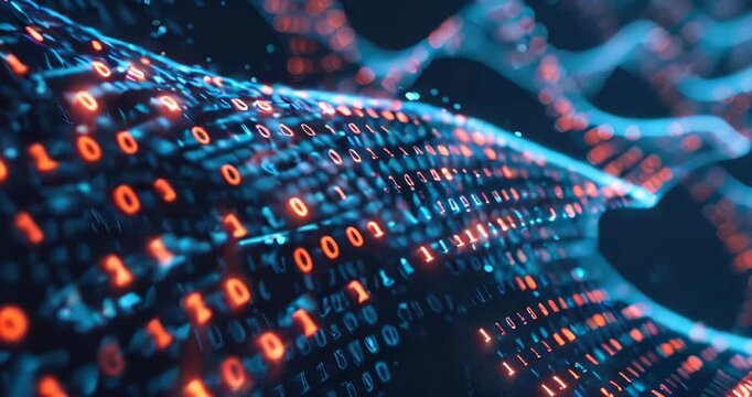 Abstract blend of DNA strands and binary code symbolizing AI ethics evolution. Equality in ai ethics