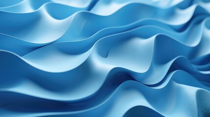 Obraz premium 3d abstract blue background. Ai generation