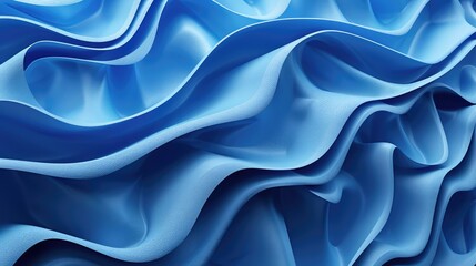 Obraz premium 3d abstract blue background. Ai generation