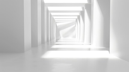 Obraz premium Abstract 3d white background