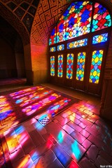 stained glass window in church