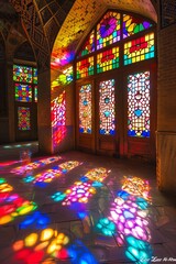 stained glass window in church