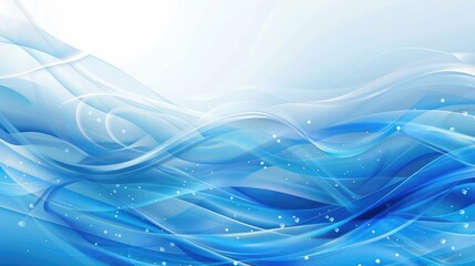 Fototapeta premium Abstract blue background. Ai generation