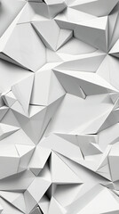 Obraz premium Abstract relief formed by seamless white geometric pattern