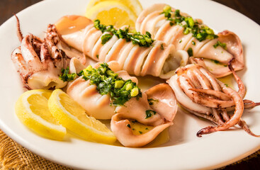 Calamares a la plancha