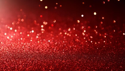 Red sparkle glitter abstract background