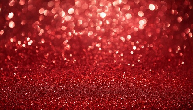 Red sparkle glitter abstract background