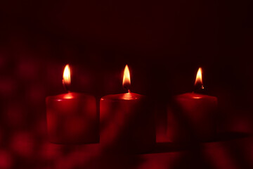 Candela e Merletto Rosso