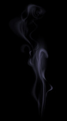 Realistic effect of transparent smoke, steam. Vector element of cigarette smoke, weather phenomenon - Foggy fog, waves of smoke or fog.